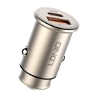 Kép 3/5 - LDNIO C506Q USB, USB-C Car charger + Lightning Cable