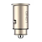Kép 4/5 - LDNIO C506Q USB, USB-C Car charger + Lightning Cable