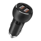 Kép 2/4 - Ładowarka samochodowa LDNIO C503Q 2USB + Kabel USB-C