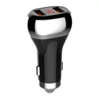 Kép 2/4 - LDNIO C2 2USB Car charger + Lightning Cable