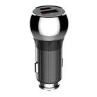 Kép 3/4 - Ładowarka samochodowa LDNIO C1 USB, USB-C + Kabel USB-C - USB-C