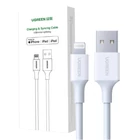 Kép 1/3 - UGREEN US155 USB-Lightning kábel 2.4A, 0.5m (fehér)