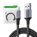 Kép 1/3 - UGREEN US199 USB - Lightning kábel, 2.4A, 2m (fekete)