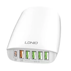 Kép 5/5 - LDNIO A6573C EU 5USB, USB-C 65W Wall charger + Power cord