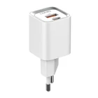 Kép 1/9 - Ładowarka sieciowa LDNIO A2318C USB, USB-C 20W + Kabel USB-C - Lightning