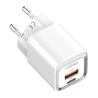 Kép 4/9 - Ładowarka sieciowa LDNIO A2318C USB, USB-C 20W + Kabel USB-C - Lightning