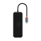 Kép 2/10 - Baseus 8 az 1-ben Hub USB-C - HDMI + 2xUSB + PD + SD/TF + RJ45 (sötétszürke)
