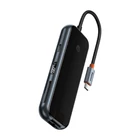 Kép 7/10 - Baseus 8 az 1-ben Hub USB-C - HDMI + 2xUSB + PD + SD/TF + RJ45 (sötétszürke)