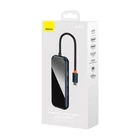 Kép 9/10 - Baseus 8 az 1-ben Hub USB-C - HDMI + 2xUSB + PD + SD/TF + RJ45 (sötétszürke)