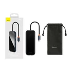 Kép 8/10 - Baseus 8 az 1-ben Hub USB-C - HDMI + 2xUSB + PD + SD/TF + RJ45 (sötétszürke)
