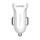 Kép 2/4 - Ładowarka samochodowa LDNIO DL-C17, 1x USB, 12W + kabel USB-C (biała)