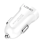 Kép 4/4 - Ładowarka samochodowa LDNIO DL-C17, 1x USB, 12W + kabel USB-C (biała)