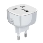 Kép 1/5 - Inteligentne gniazdko Wi-Fi LDNIO SCW1050, EU/US (białe)