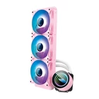 Kép 6/6 - Darkflash DX360 V2.6 RGB számítógép vízhűtés 3x 120x120 (rózsaszín)