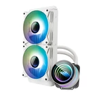 Kép 4/4 - Darkflash DX240 V2.6 CPU folyadékhűtő ARGB, 2x, 120x120 (fehér)