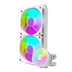 Kép 4/4 - DC240 ARGB számítógép vízhűtés 2x 120x120 (fehr)