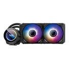 Kép 2/7 - Darkflash DX240 V2.6 ARGB számítógép vízhűtés 2x 120x120 (fekete)