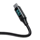 Kép 2/3 - Cable USB to USB-C Mcdodo CA-1080 with display , 66W, 6A, 1.2m (black)
