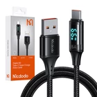 Kép 3/3 - Cable USB to USB-C Mcdodo CA-1080 with display , 66W, 6A, 1.2m (black)