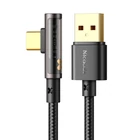Kép 2/3 - USB to USB-C Prism 90 degree cable Mcdodo CA-3380, 6A, 1.2m (black)