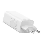 Kép 3/3 - GaN 2xUSB-C+ USB-A Vention FAAW0-EU 2.4A PD 65W/30W/30W töltő fehér