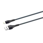 Kép 1/2 - LDNIO LS522 2m USB - Lightning Cable (Grey-Blue)