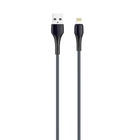 Kép 2/2 - LDNIO LS522 2m USB - Lightning Cable (Grey-Blue)