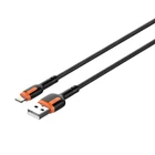 Kép 1/3 - LDNIO LS531, USB - Lightning 1m Cable (Grey-Orange)