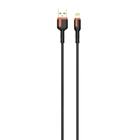 Kép 3/3 - LDNIO LS531, USB - Lightning 1m Cable (Grey-Orange)