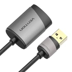 Kép 4/5 - External USB Sound Card Vention CDKHB, TRS 3.5mm, 0.15m (gray)