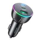 Kép 1/2 - Ładowarka samochodowa Joyroom JR-CL26, 2x USB-C PD, 1x USB  70W (czarna)