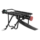 Kép 1/2 - Bicycle Rear Rack with fender and reflector Rockbros HJ1008-1 (black)