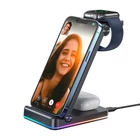 Kép 3/3 - 3in1 Wireless Charging Station Joyroom JR-WQN01 (black)