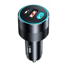 Kép 1/3 - Choetech TC0011 car charger 130W 2x USB C 1x USB A (black)