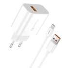 Kép 1/2 - Fast charger Foneng 1x USB QC 3.0 EU46 18W + USB Micro cable