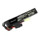 Kép 1/5 - Gens ace G-Tech 25C 1000 mAh 2S1P 7,4 V Airsoft fegyver akkumulátor Mini Tamiya csatlakozóval