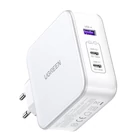 Kép 2/3 - UGREEN Nexode 15339 hálózati töltő, 2xUSB-C, USB-A 3.0, PD3.0, QC4.0, GaN, 140W (fehér)
