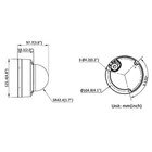 Kép 2/2 - Hikvision DS-2CD1163G2-LIU 2.8mm PL 6 MP Okos Hibrid Fény Fix Dóm Hálózati Kamera