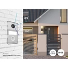 Kép 2/7 - Hikvision DS-KIS101-P/Flush 2-vezetékes analóg kaputelefon készlet