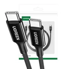 Kép 2/2 - Ugreen US316 USB-C - USB-C kábel, 100W, 5A 0,5m (fekete)