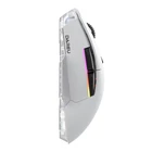 Kép 2/7 - Wireless gaming mouse + charging dock Dareu A955 RGB 400-12000 DPI (white)