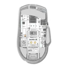 Kép 4/7 - Wireless gaming mouse + charging dock Dareu A955 RGB 400-12000 DPI (white)