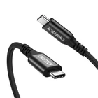 Kép 1/2 - USB-C to USB-C Cable 3.1 Choetech XCC-1007 GEN2 10Gbps 4K 100W 2m (black)
