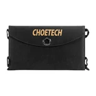 Kép 3/3 - Choetech SC001 19W 2xUSB összecsukható napelemes tättä (fekete)