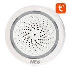 Kép 1/5 - Smart Alarm Siren NEO NAS-AB02WT with Humidity Temperature Sensor, WiFi TUYA
