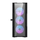 Kép 3/7 - Darkflash DK431 Glass számítógépház + 4 RGB ventilátor (fekete)