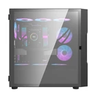 Kép 5/7 - Darkflash DK431 Glass számítógépház + 4 RGB ventilátor (fekete)