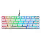 Kép 2/4 - Klawiatura mechaniczna Motospeed CK61 RGB (biała)