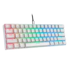 Kép 3/4 - Klawiatura mechaniczna Motospeed CK61 RGB (biała)