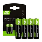 Kép 1/2 - Green Cell Baterie Akumulatorki Paluszki 4x AA HR6 2000 mAh